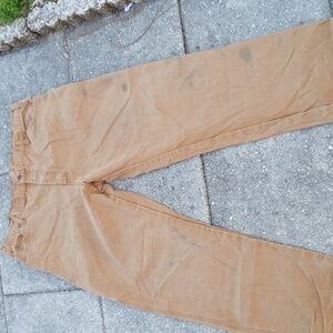 Dickies 42/32 carpenter work pants tan